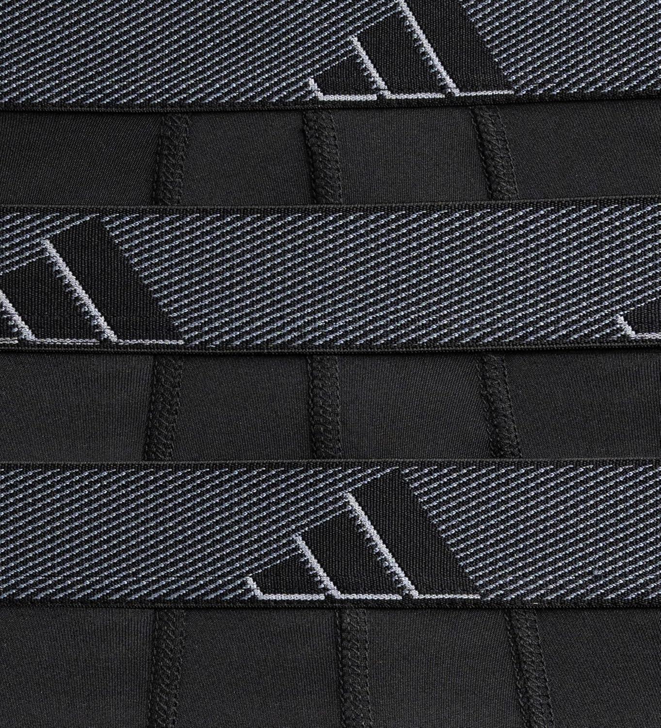 image:imageadidas Mens Microfiber Boxer Briefs 3Pack or 5Pack Performance Stretch MoistureWicking UnderwearBlackOnix GreyBlack