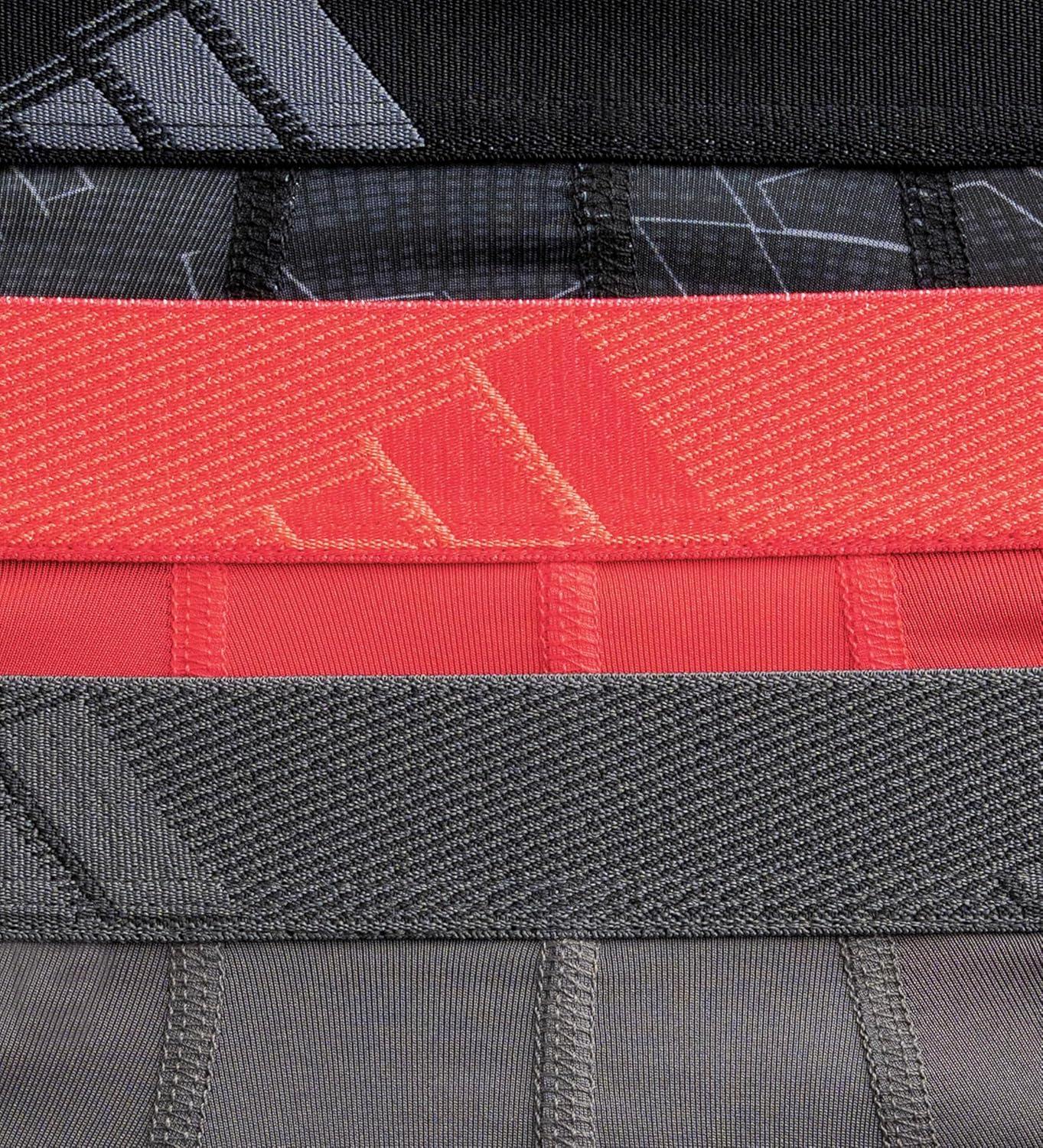 image:imageadidas Mens Microfiber Boxer Briefs 3Pack or 5Pack Performance Stretch MoistureWicking UnderwearPerformance Mirage Blacknight GreygreyPower PinkGrey Five