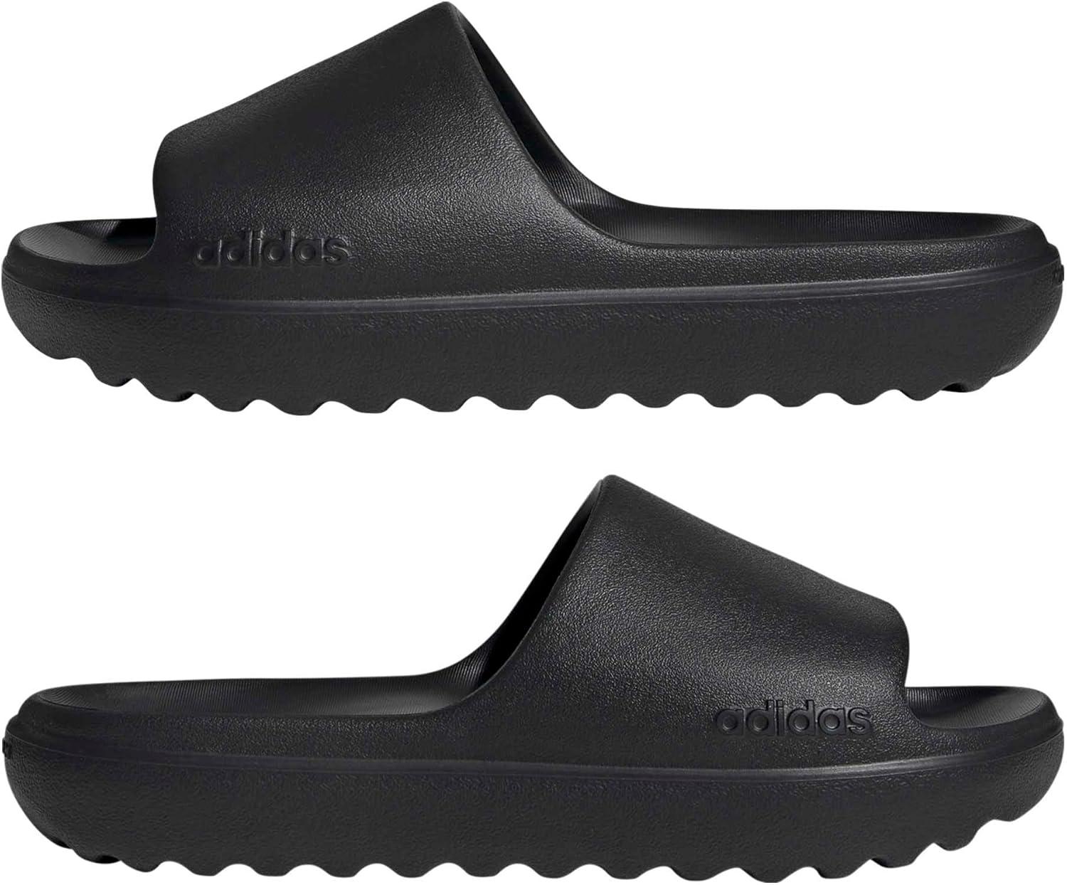 image:imageadidas Unisex Adult Adilette Lumia SlidesBlackBlackBlack