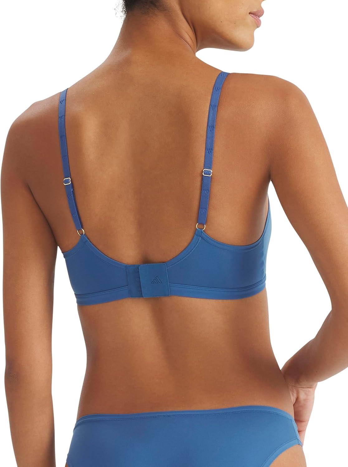 image:imageadidas Womens Active Micro Body Fit Scoop BraletteDusky Petrol