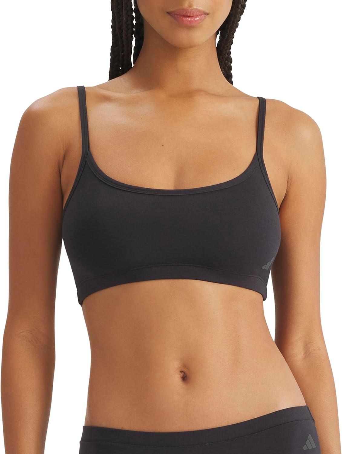image:imageadidas Womens Active Modal Comfort Scoop BraletteBlack