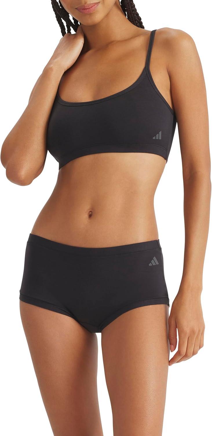 image:imageadidas Womens Active Modal Comfort Scoop BraletteBlack