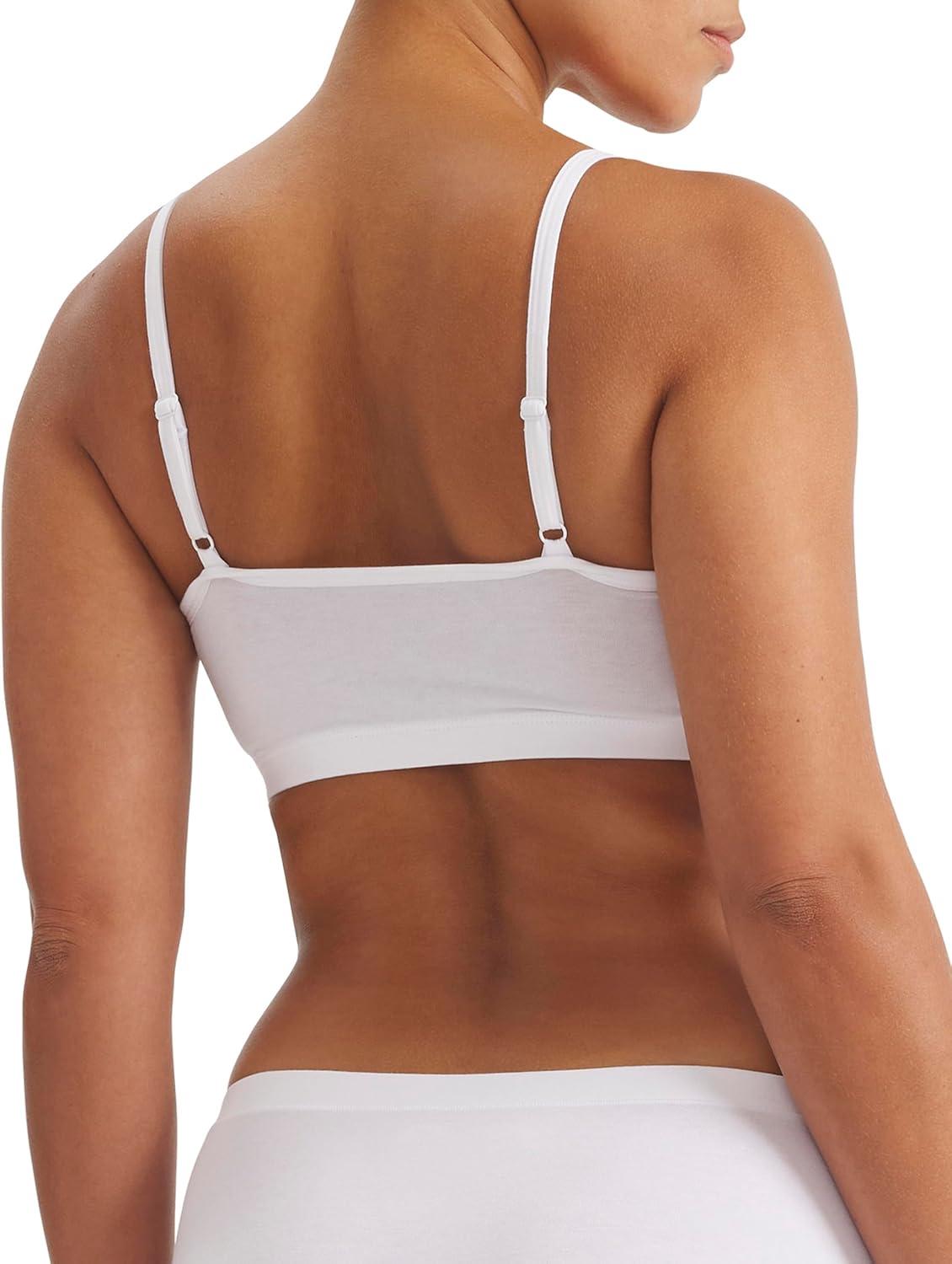 image:imageadidas Womens Active Modal Comfort Scoop BraletteBlackWhite