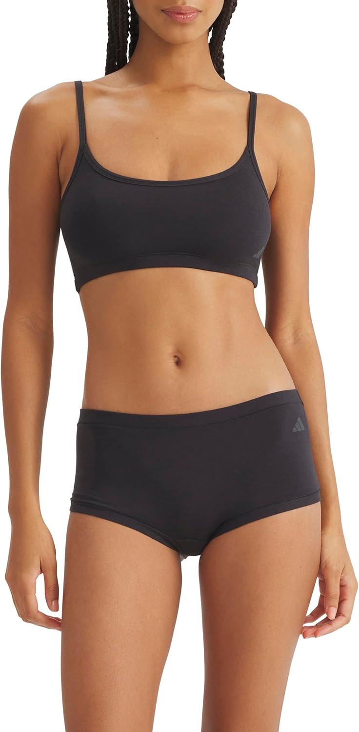 image:imageadidas Womens Active Modal Comfort Shortie 2Pack Black Medium