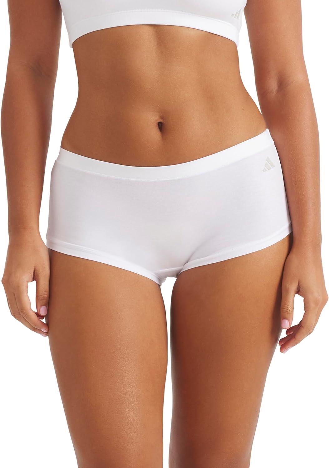 image:imageadidas Womens Active Modal Comfort Shortie 2Pack White Medium