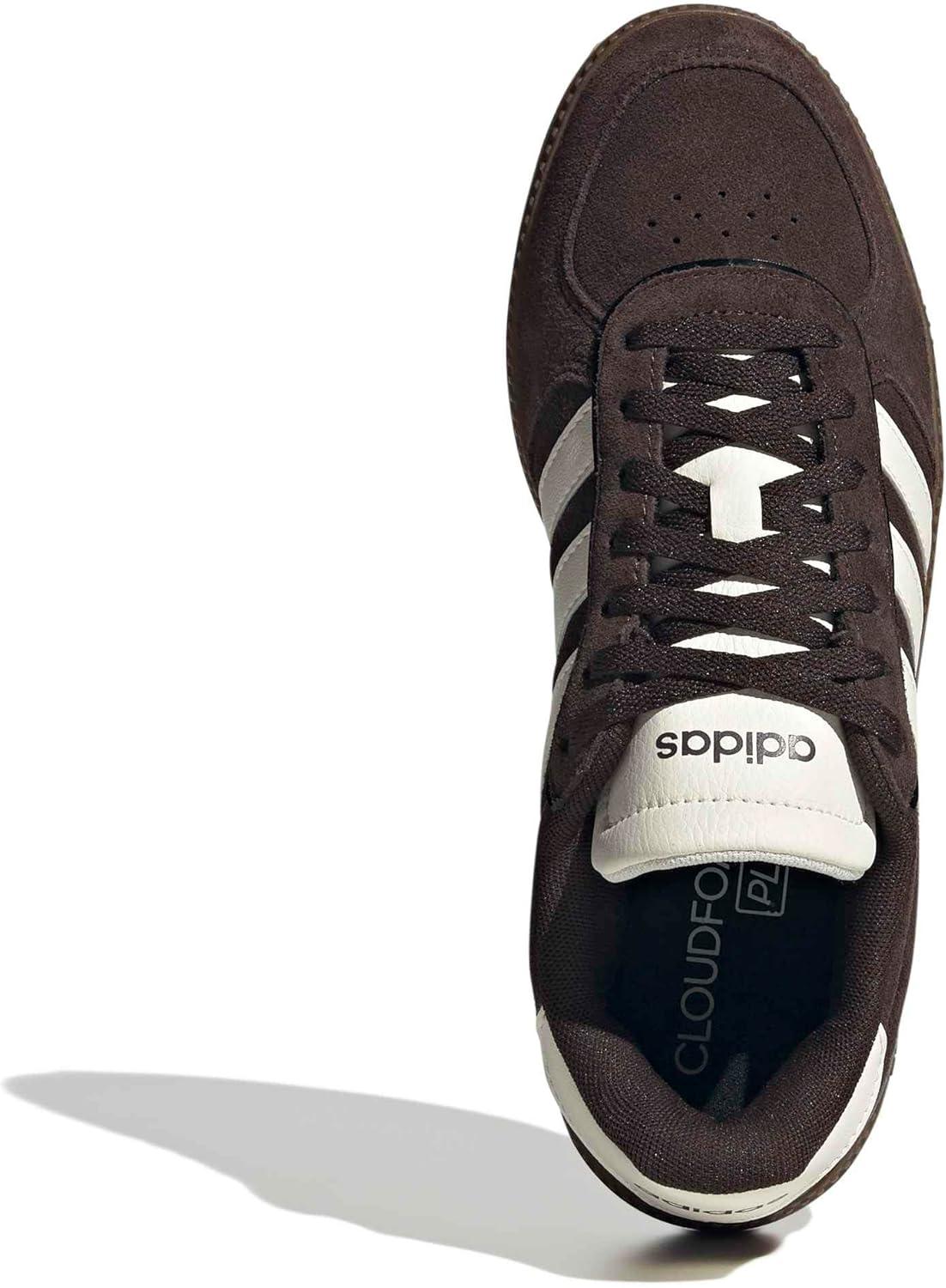 image:imageadidas Womens Breaknet Sleek SneakersAurora CoffeeOff WhiteGum