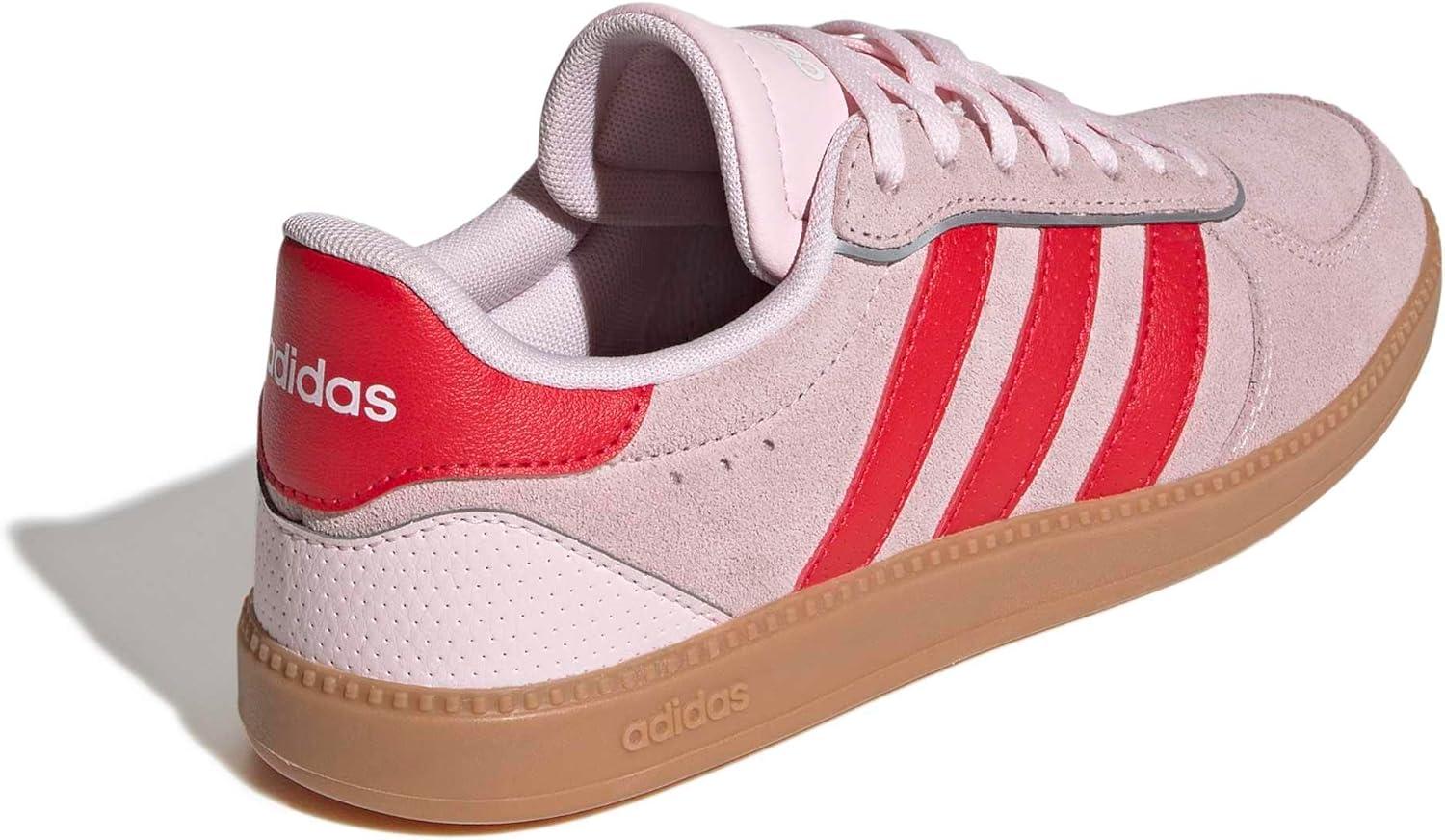 image:imageadidas Womens Breaknet Sleek SneakersClear PinkPure RubyGum