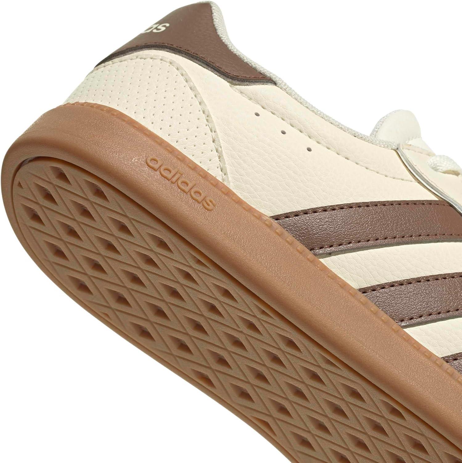 image:imageadidas Womens Breaknet Sleek SneakersCream WhitePreloved BrownGum