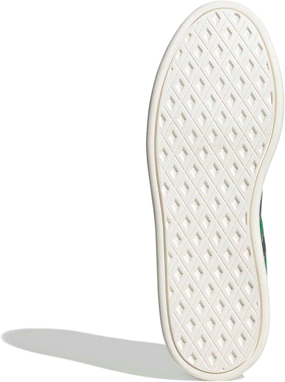 image:imageadidas Womens Breaknet Sleek SneakersGreenSilver MetallicWhite