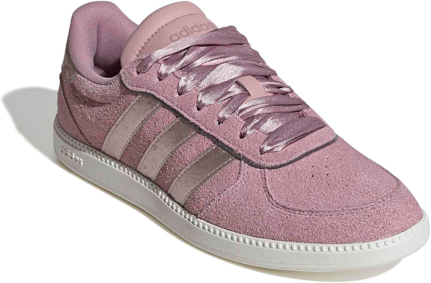 image:imageadidas Womens Breaknet Sleek SneakersMagic MauveDual LilacOff White
