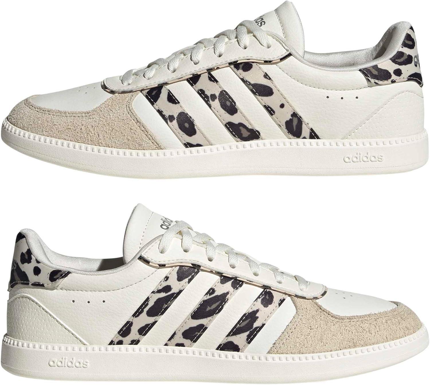 image:imageadidas Womens Breaknet Sleek SneakersWhiteCrystal LinenKhaki