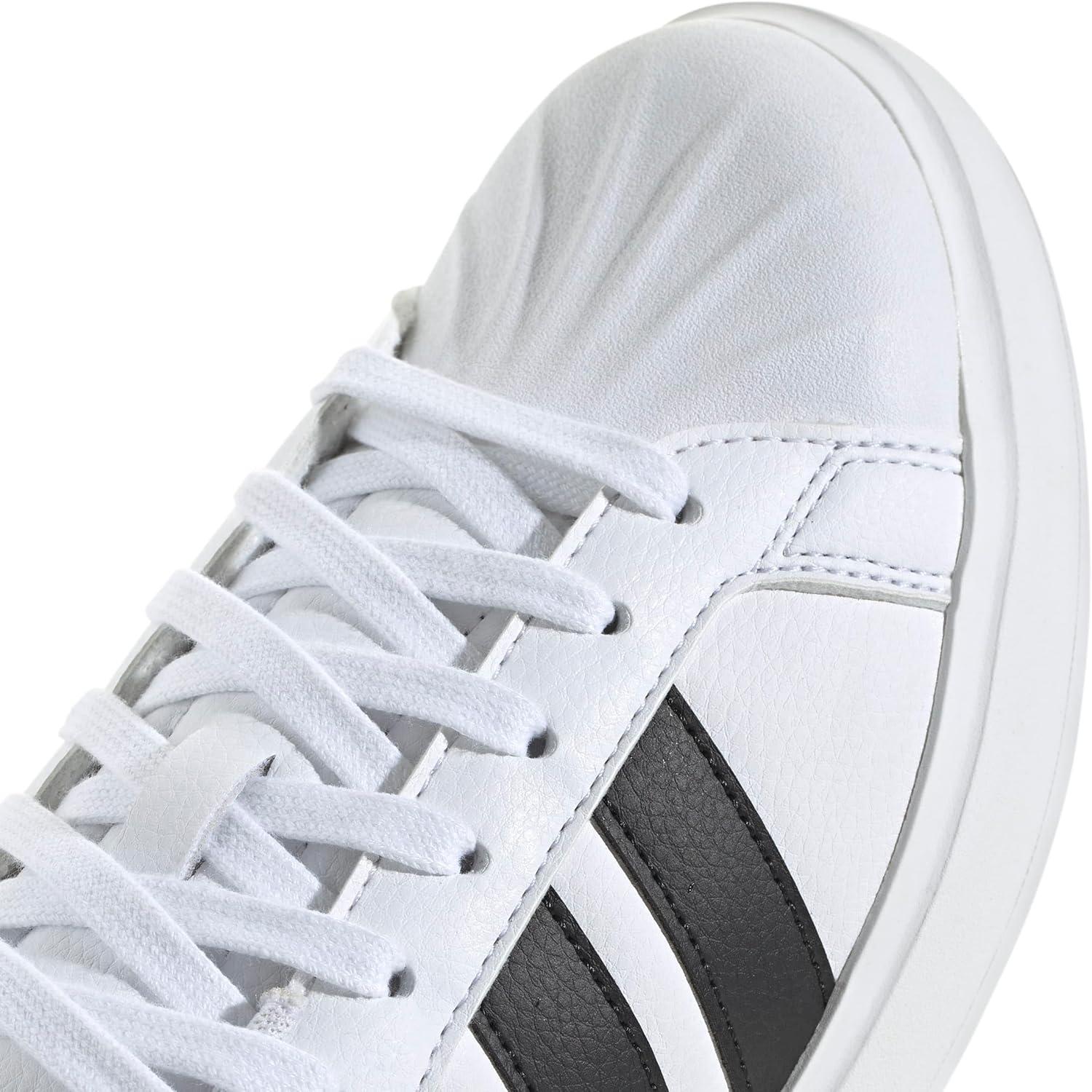 image:imageadidas Womens Streettalk Lace Up Sneakers Shoes Casual BlackFtwr White Core Black Gold Met