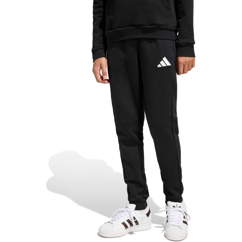 image:imageadidas Boys Entrada 26 Sweat PantsBlackWhite