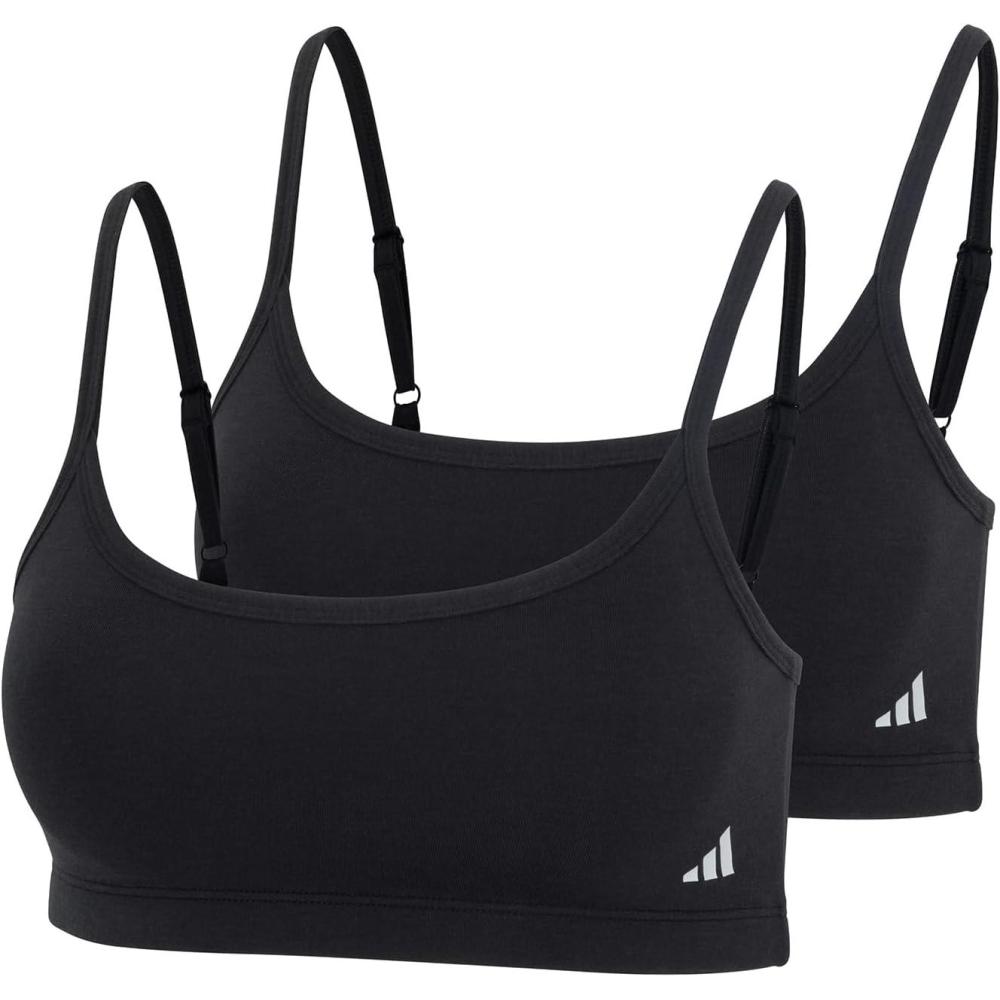 image:imageadidas Womens Active Modal Comfort Scoop BraletteBlack