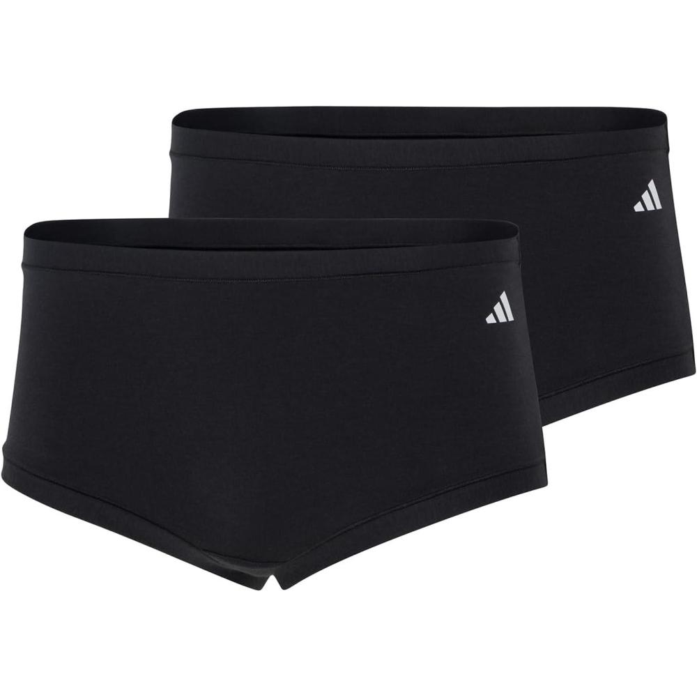 image:imageadidas Womens Active Modal Comfort Shortie 2Pack Black Medium