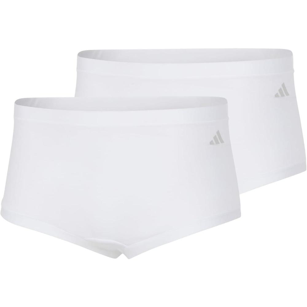 image:imageadidas Womens Active Modal Comfort Shortie 2Pack White Medium