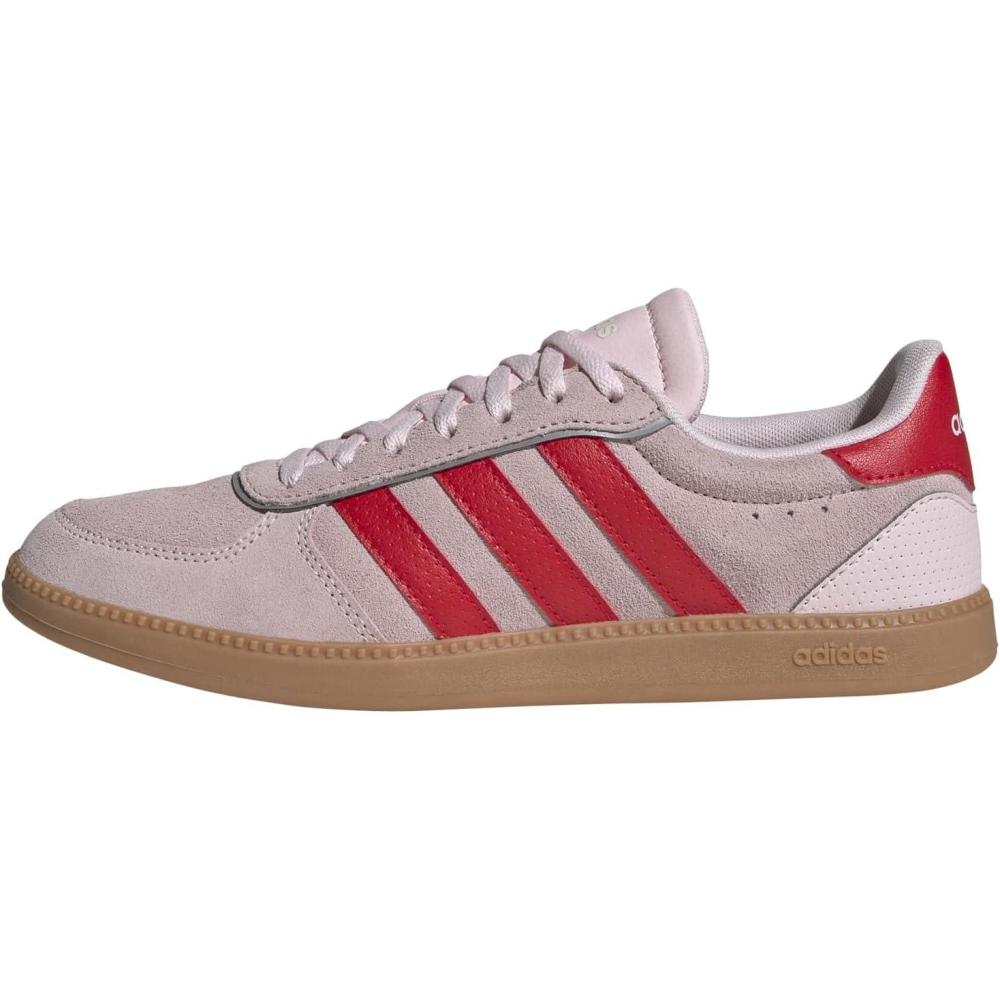image:imageadidas Womens Breaknet Sleek SneakersClear PinkPure RubyGum
