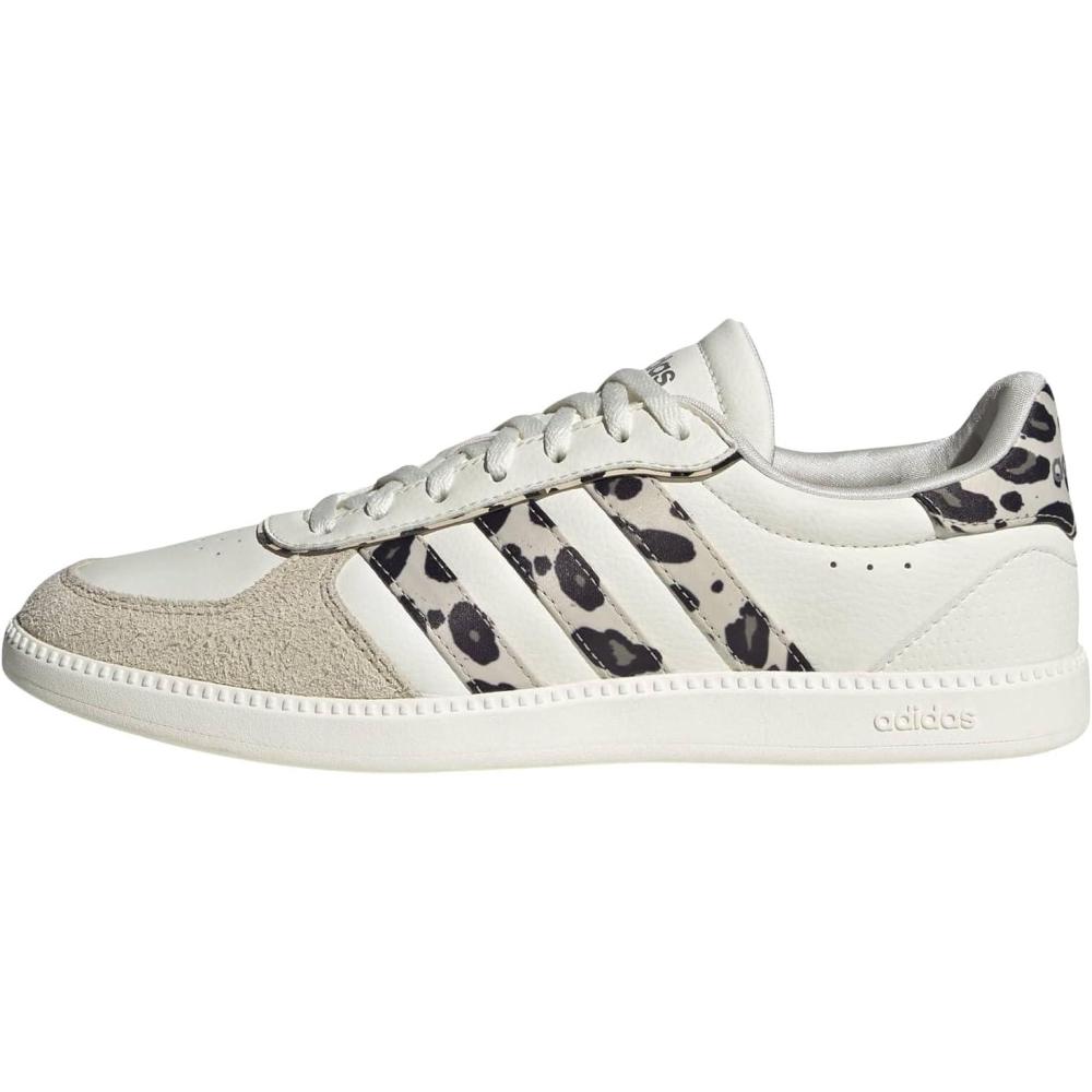 image:imageadidas Womens Breaknet Sleek SneakersWhiteCrystal LinenKhaki