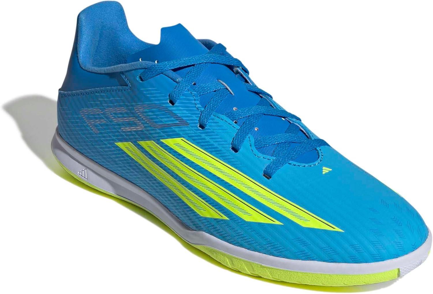 image:imageadidas F50 Club in Soccer CleatsLucid Ray BlueTeam Solar YellowLucid Aquamarine