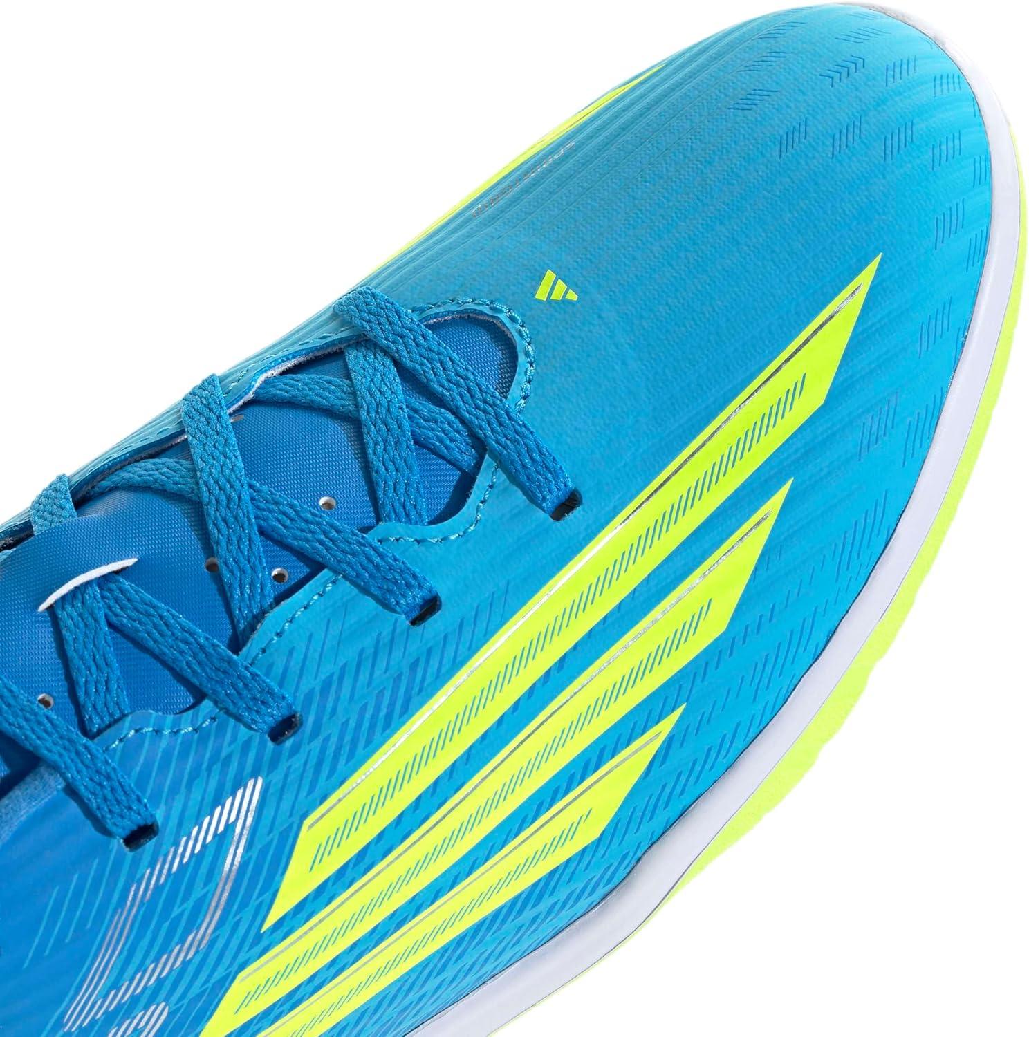 image:imageadidas F50 Club in Soccer CleatsLucid Ray BlueTeam Solar YellowLucid Aquamarine