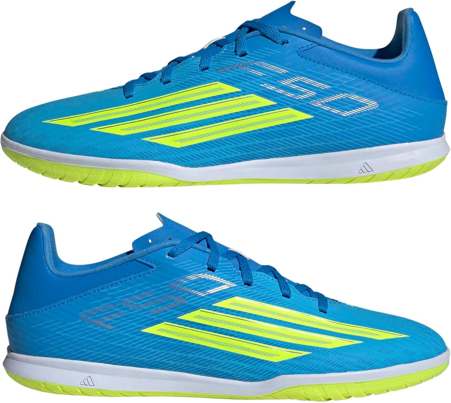 image:imageadidas F50 Club in Soccer CleatsLucid Ray BlueTeam Solar YellowLucid Aquamarine