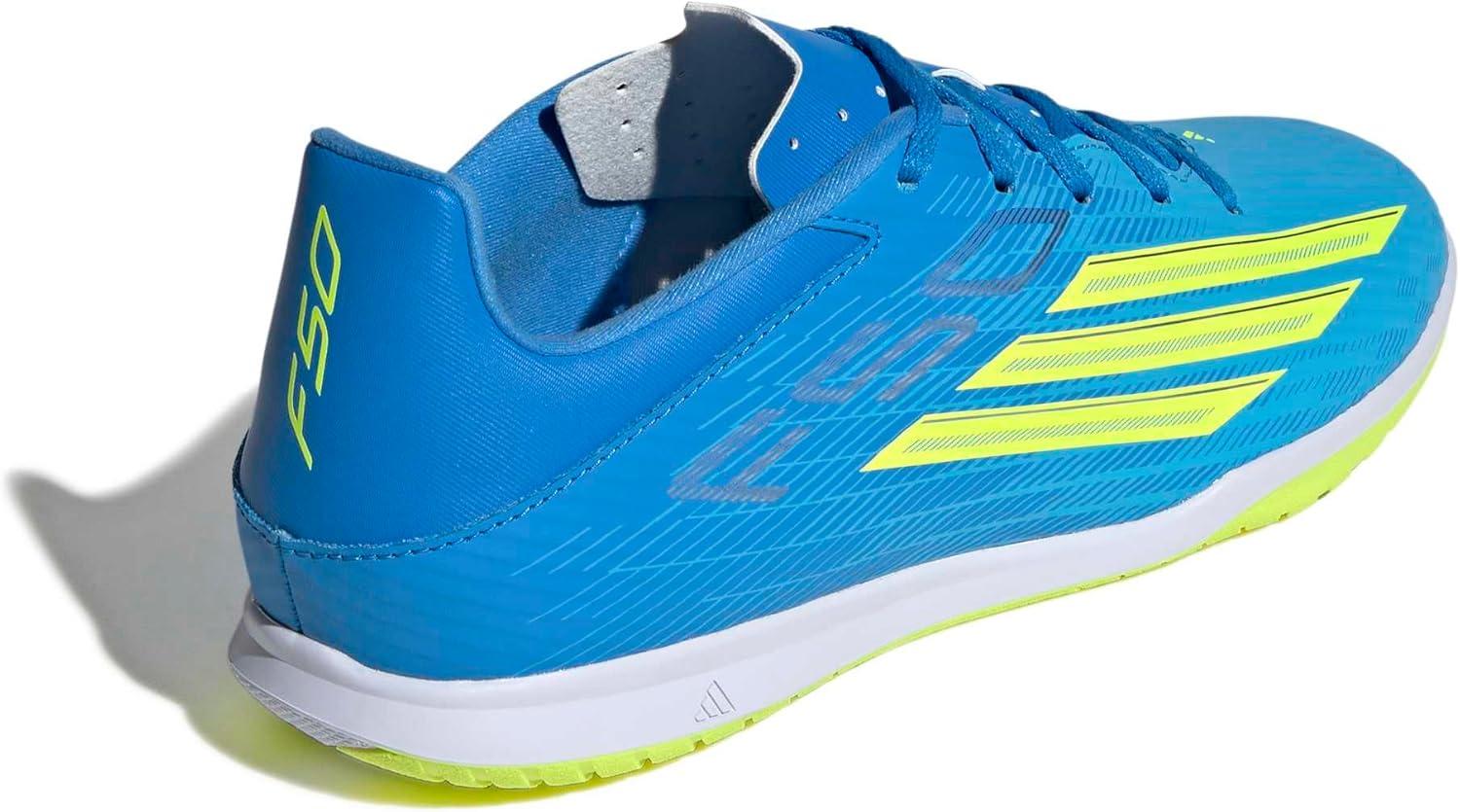 image:imageadidas F50 Club in Soccer CleatsLucid Ray BlueTeam Solar YellowLucid Aquamarine