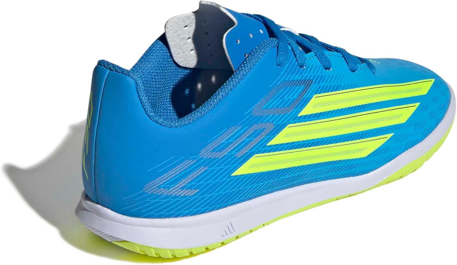 image:imageadidas Kids F50 Club IndoorLucid Ray BlueTeam Solar YellowLucid Aquamarine