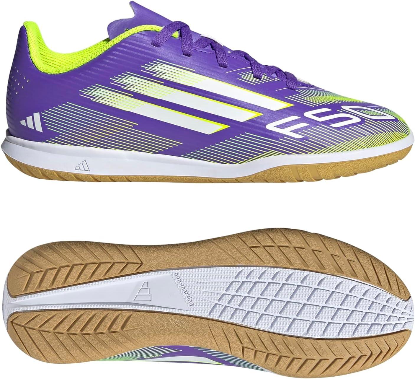 image:imageadidas Kids F50 Club IndoorPurple RushWhiteLucid Lemon