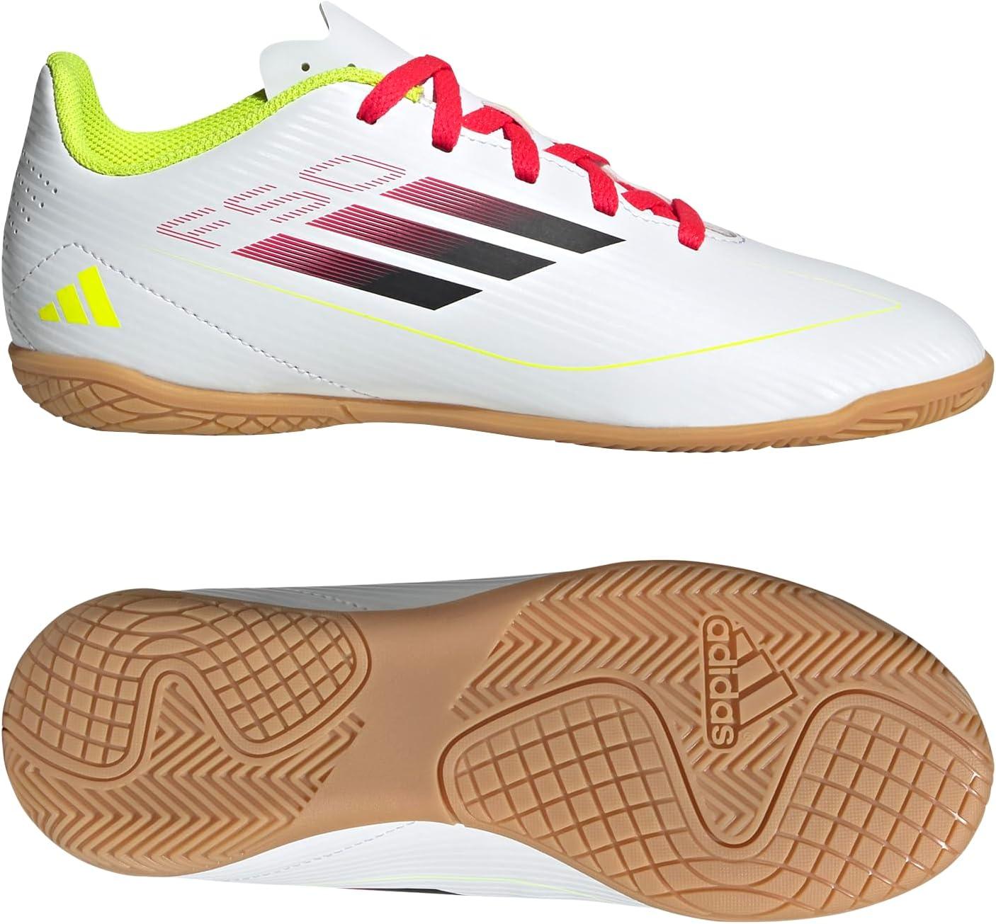 image:imageadidas Kids F50 Club IndoorWhiteBlackSolar Yellow
