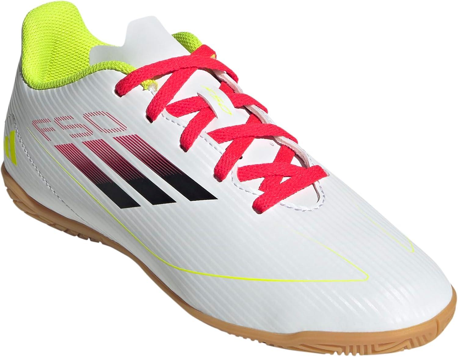 image:imageadidas Kids F50 Club IndoorWhiteBlackSolar Yellow