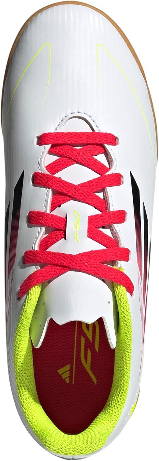 image:imageadidas Kids F50 Club IndoorWhiteBlackSolar Yellow