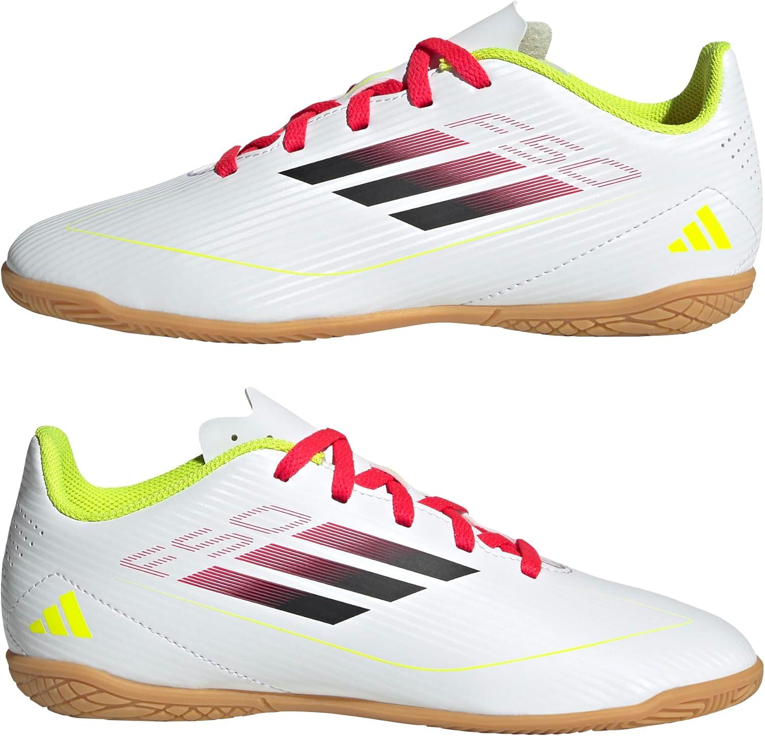 image:imageadidas Kids F50 Club IndoorWhiteBlackSolar Yellow