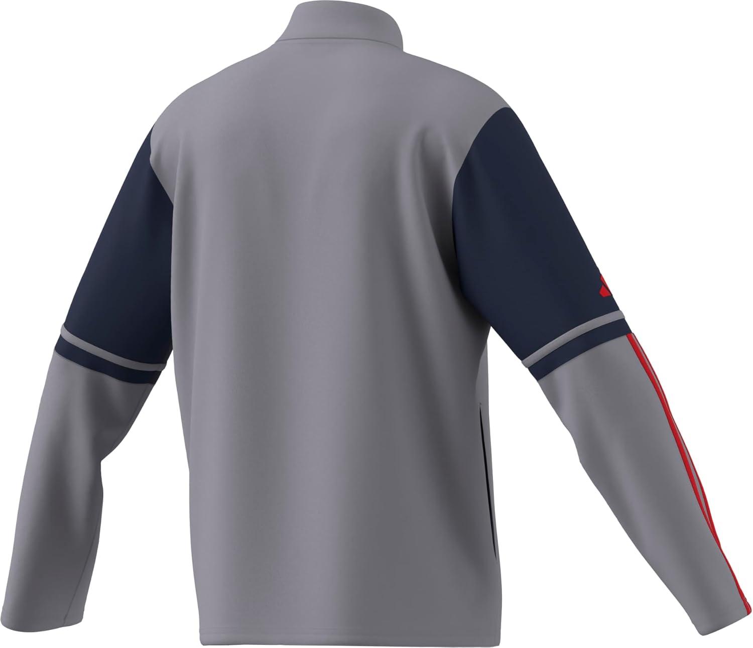 image:imageadidas Mens Squadra 25 Training JacketGlory GreyTeam Navy BluePure Ruby