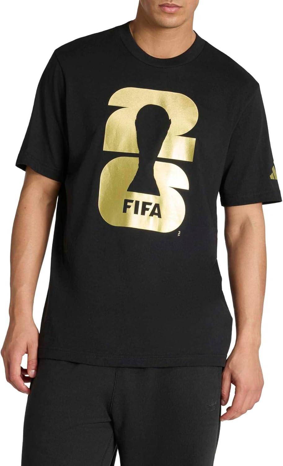 image:imageadidas Mens World Cup 2026 Fan ApparelBlackMetallic Gold