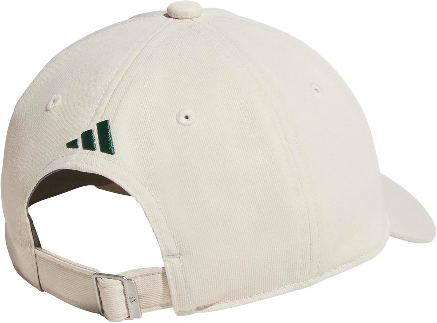 image:imageadidas Womens Sport Essentials Baseball Cap Athletic Relaxed Strapback HatCrystal Linen BeigeCollegiate GreenBlack
