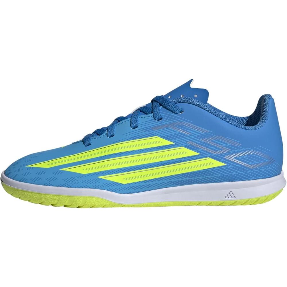 image:imageadidas Kids F50 Club IndoorLucid Ray BlueTeam Solar YellowLucid Aquamarine
