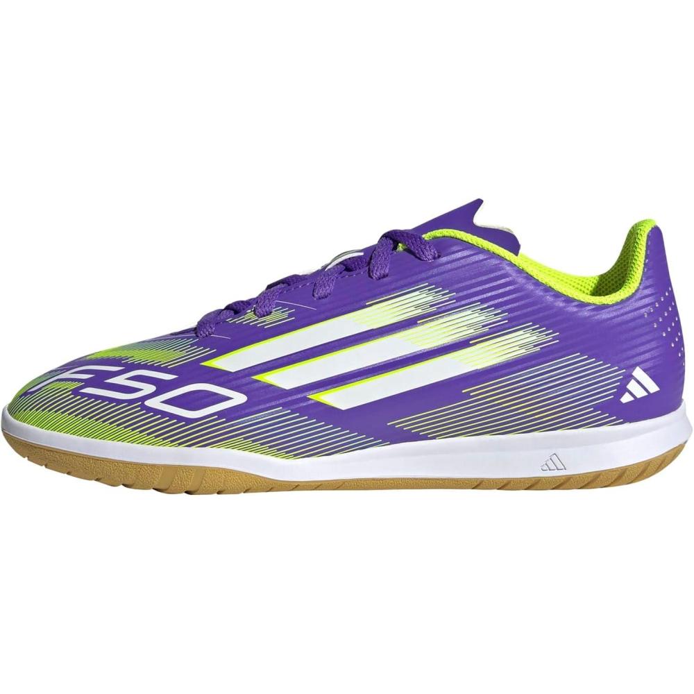 image:imageadidas Kids F50 Club IndoorPurple RushWhiteLucid Lemon