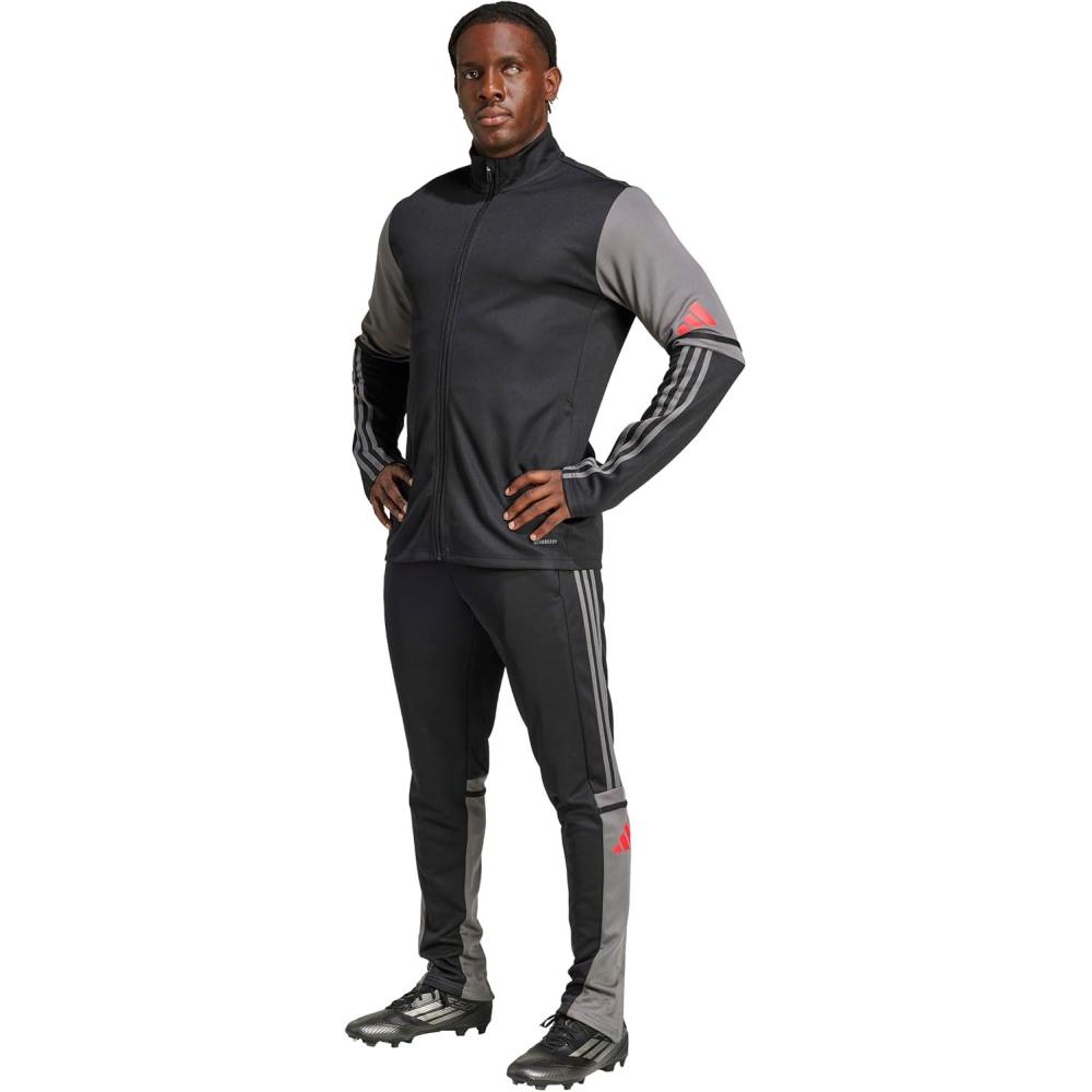 image:imageadidas Mens Squadra 25 Training JacketBlackTeam GreyPure Ruby
