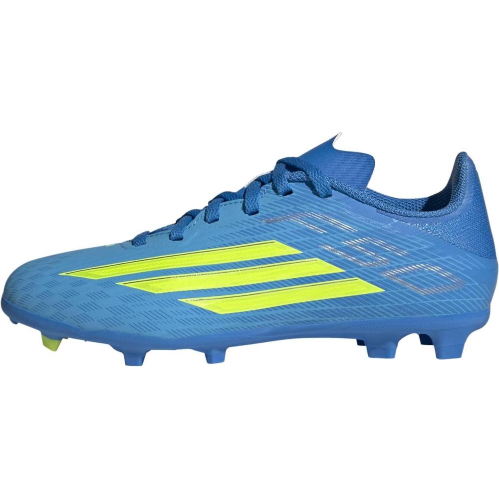 image:imageadidas UnisexChild F50 League Firm GroundMulti GroundLucid Ray BlueTeam Solar YellowLucid Aquamarine