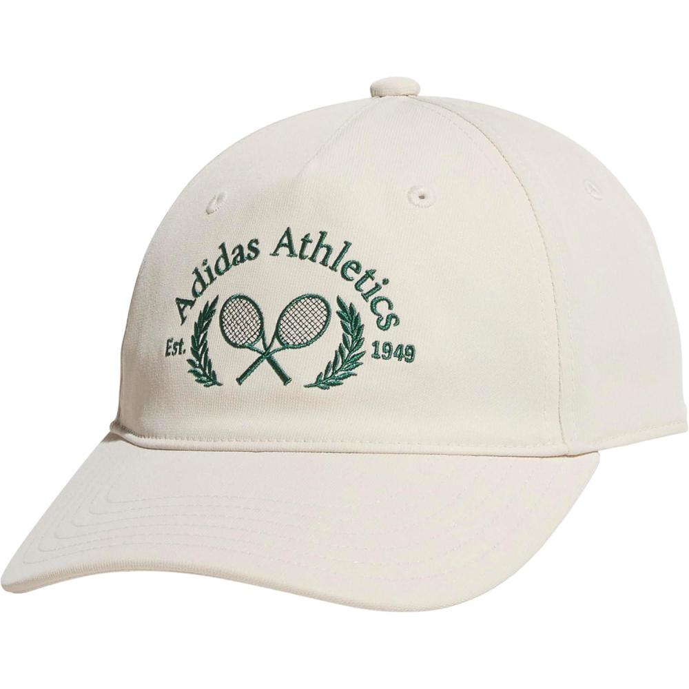image:imageadidas Womens Sport Essentials Baseball Cap Athletic Relaxed Strapback HatCrystal Linen BeigeCollegiate GreenBlack