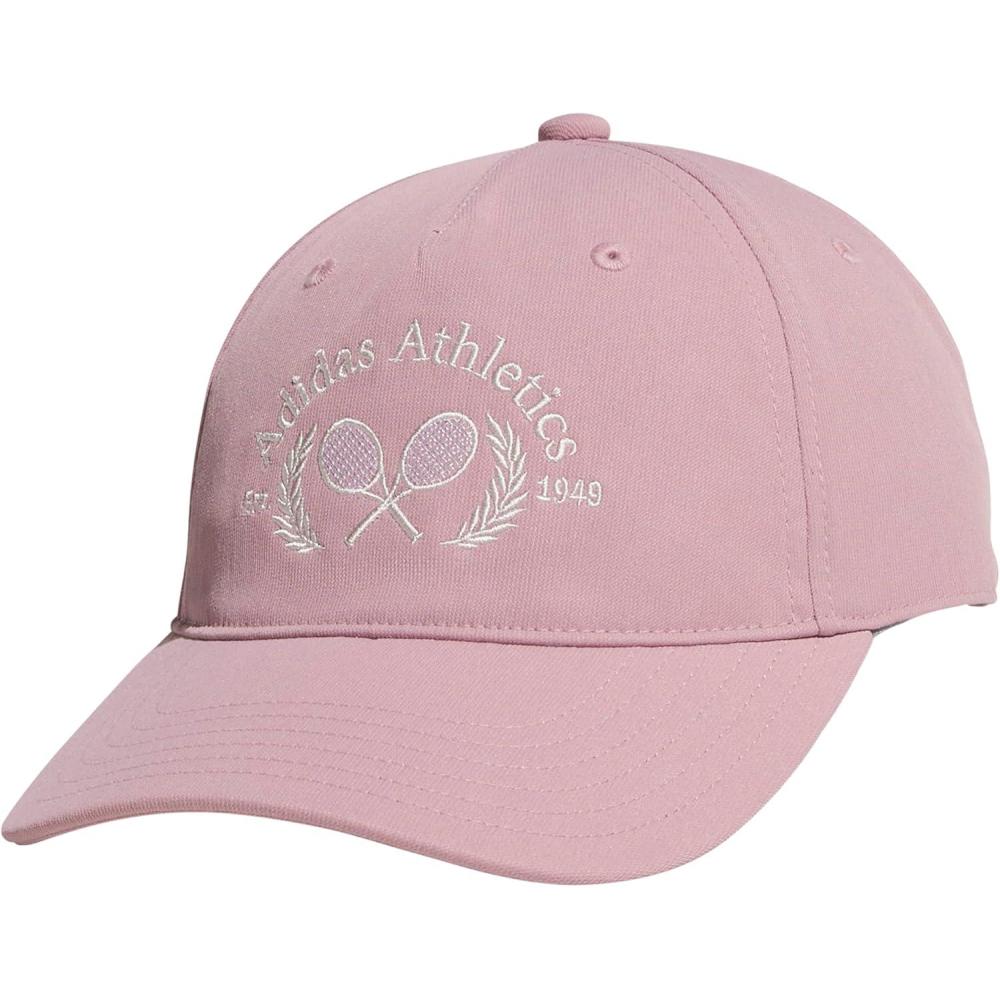 image:imageadidas Womens Sport Essentials Baseball Cap Athletic Relaxed Strapback HatMagic Mauve PurpleWonder Alumina GreyWhite