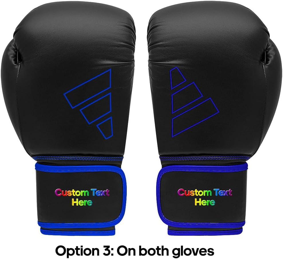 image:imageAdidas Custom Boxing Gloves Hybrid 80 for Boxing Kickboxing MMA Bag Training amp Fitness Custom Boxing Gloves for Gifts SouvenirsBlack Blue