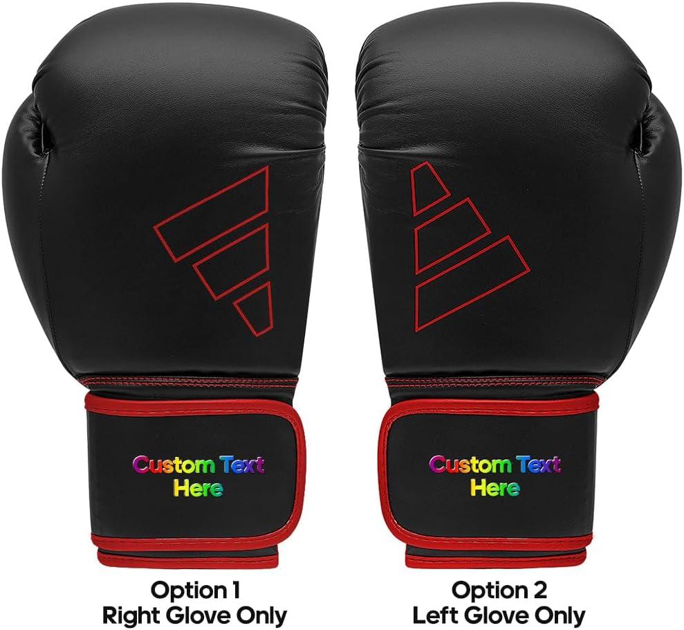 image:imageAdidas Custom Boxing Gloves Hybrid 80 for Boxing Kickboxing MMA Bag Training amp Fitness Custom Boxing Gloves for Gifts SouvenirsBlack Red