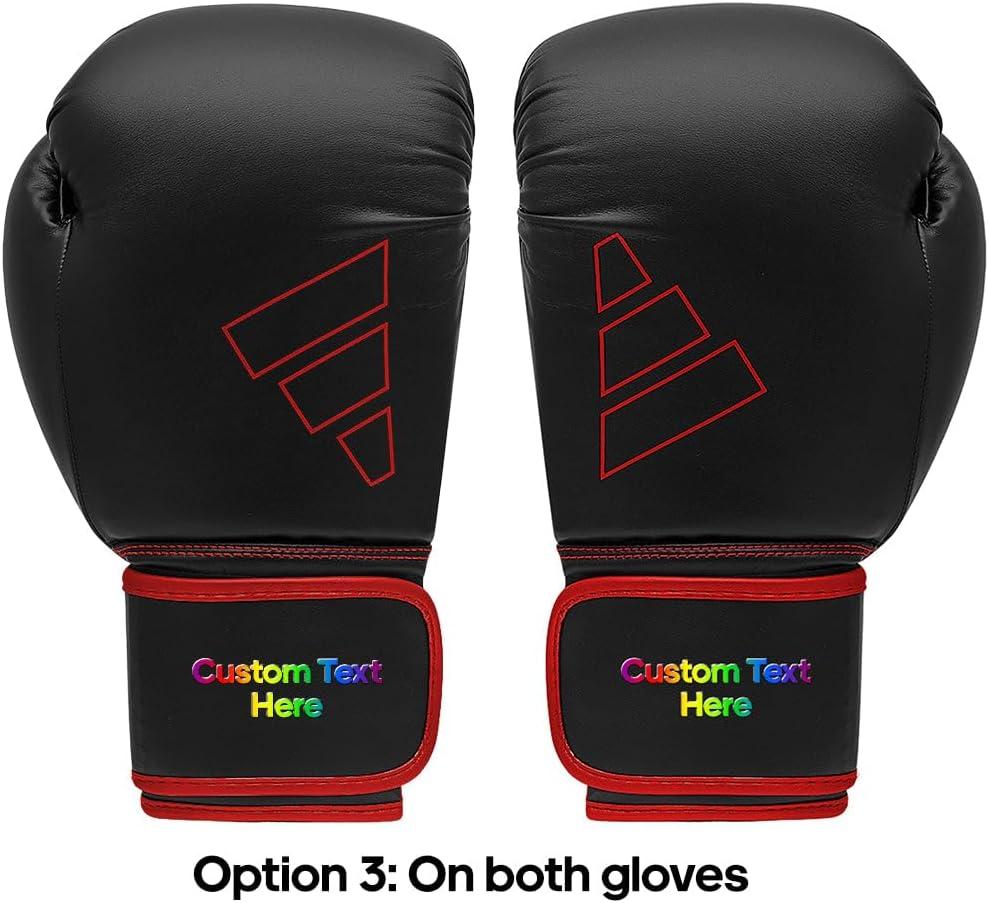 image:imageAdidas Custom Boxing Gloves Hybrid 80 for Boxing Kickboxing MMA Bag Training amp Fitness Custom Boxing Gloves for Gifts SouvenirsBlack Red