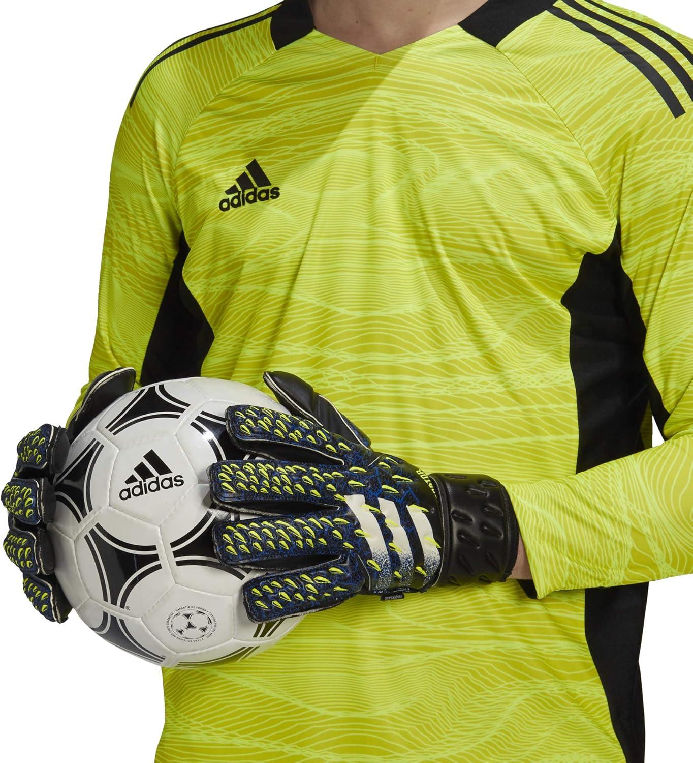 image:imageadidas Predator Top Training Soccer Goalkeeper GlovesBlackTeam Royal BlueSolar YellowWhite