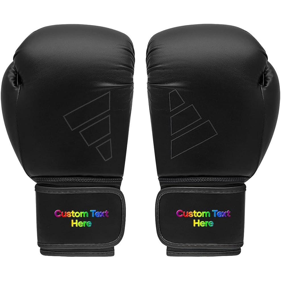 image:imageAdidas Custom Boxing Gloves Hybrid 80 for Boxing Kickboxing MMA Bag Training amp Fitness Custom Boxing Gloves for Gifts SouvenirsBlack Black