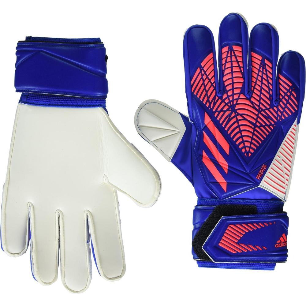 image:imageadidas Predator Top Training Soccer Goalkeeper GlovesHiRes BlueTurboWhite
