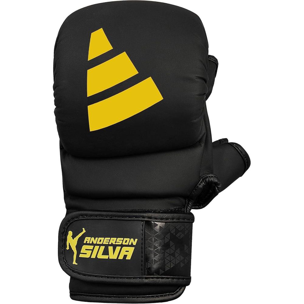 image:imageAdidas x Anderson Silva Everyday Use MMA Style Training Bag and Grappling Gloves Ultimate Fitness Gear for MMA Kickboxing and Heavy Bag Training endorsed by Anderson SilvaLarge