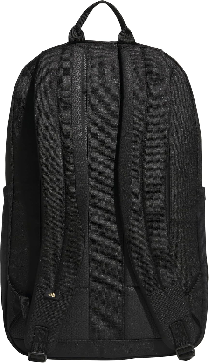 image:imageadidas Amplifier Backpack for Laptop School and Gym 28LBlackGold MetallicRegular