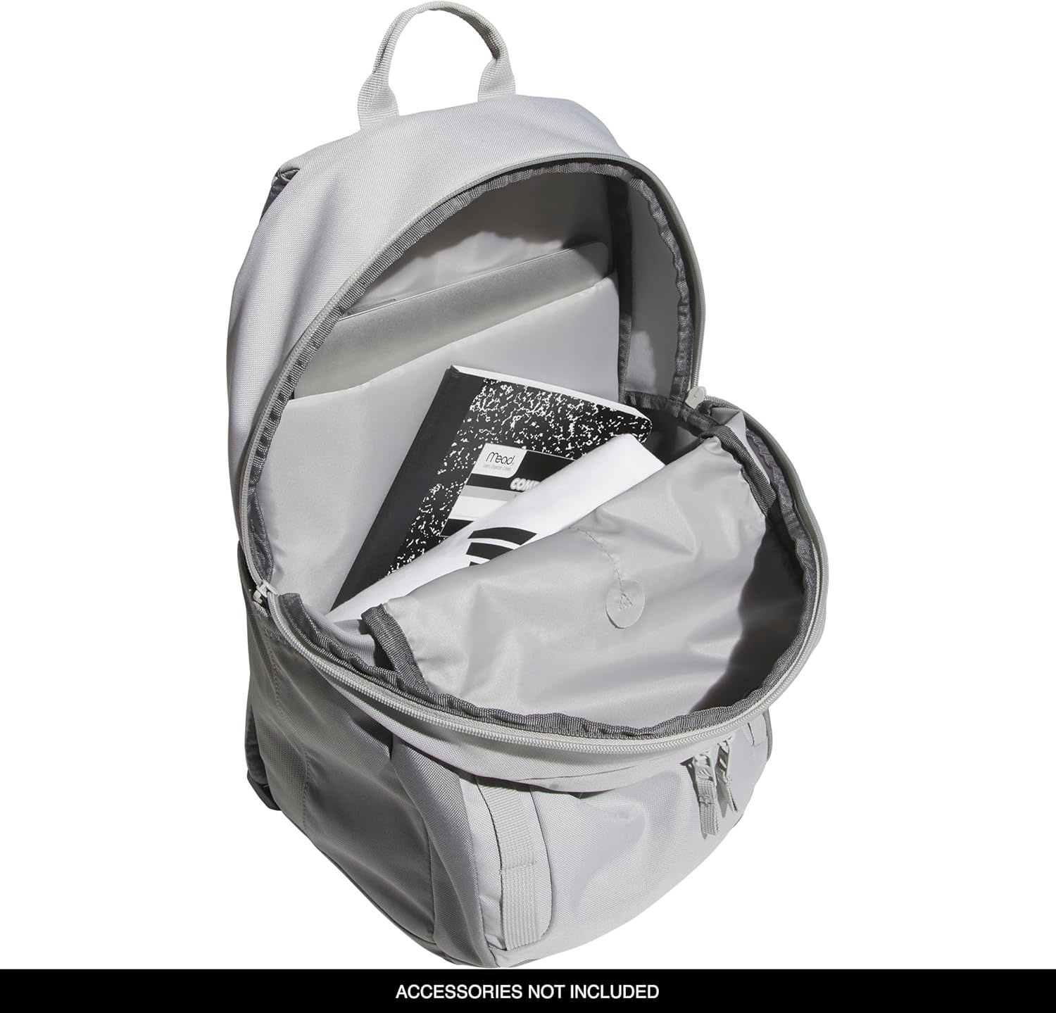 image:imageadidas Amplifier Backpack for Laptop School and Gym 28LGrey TwoGrey ThreeRegular
